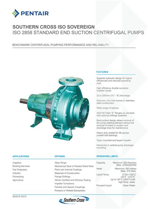 southern cross centrifugal pump|southern cross pump technical data.